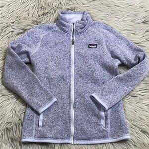 Patagonia Kids Gray Fleece Jacket
